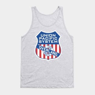 Union Pacific System Vintage Railroading Logo Tank Top